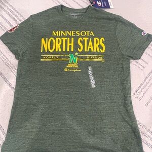 Champion Minnesota North Stars NHL Heather Green Triblend T-Shirt